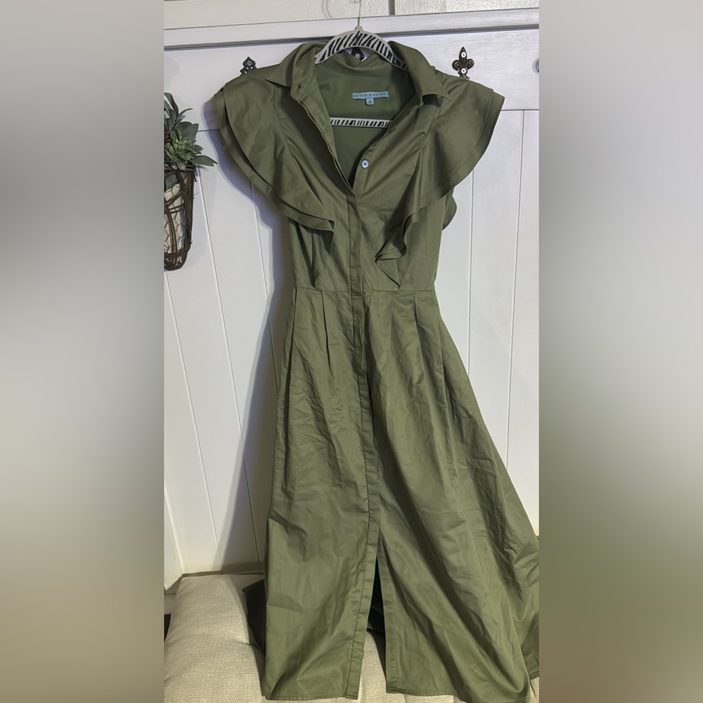 Elegant Green Women's Dress